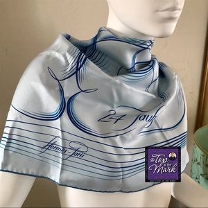 HERMÈS 90cm 24 FAUBOURG Silk Foulard